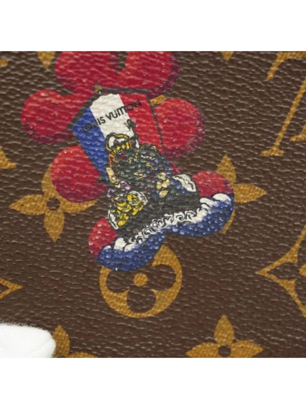 Louis Vuitton Wallet Monogram Zippy Brown Multicolor